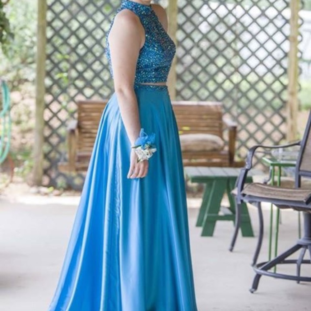 Sherri Hill Two Piece Prom Dress